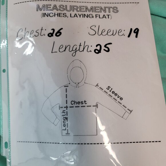 Pink Victoria's Secret Sea Blue Green Cowl Neck Pullover Sweatshirt Size Large - Picture 5 of 7